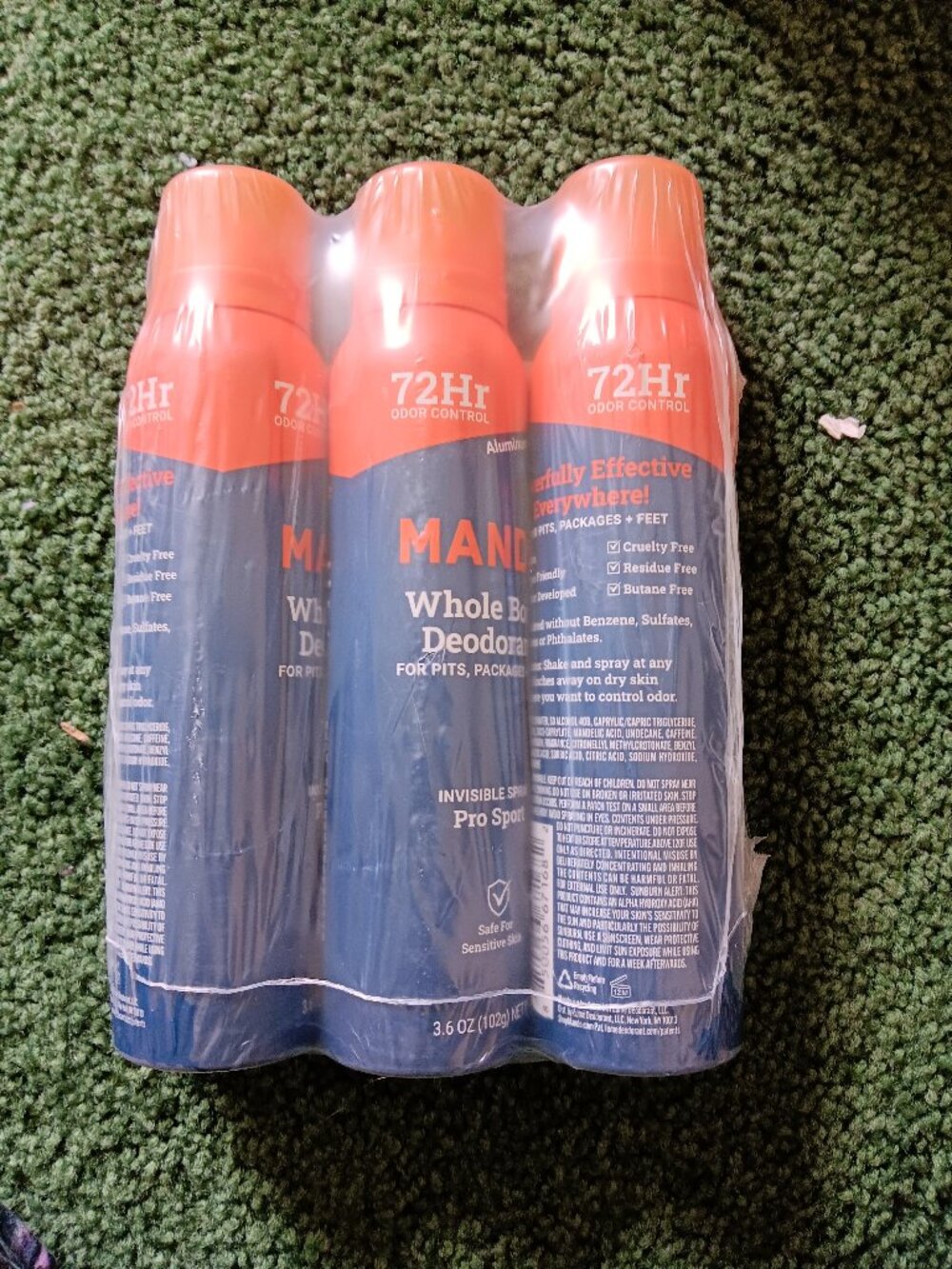 Mando mens deodorant.